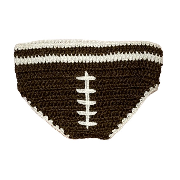 Newborn Baby Crochet Knitted Football Photo Prop - Picture 6 of 7